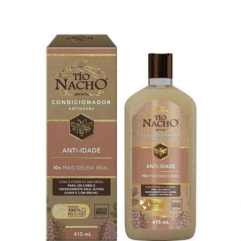 Condicionador Tio Nacho Anti-Idade Geleia Real Aloe Vera 415ml fortalecedor hidratante