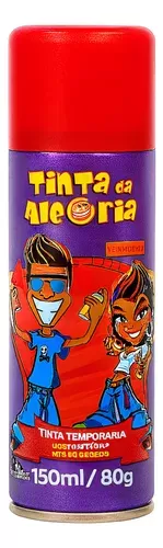 Tinta da Alegria Vermelho 150ml intensa versátil