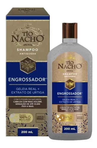 Tio Nacho Shampoo Engrossador 415ml fortalecedor antiquebra