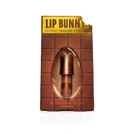Franciny Ehlke Gloss Labial Lip Bunny Chocolate 5g hidratante nutritivo