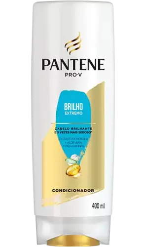 Condicionador Pantene Brilho Extremo 400ml hidratante selador