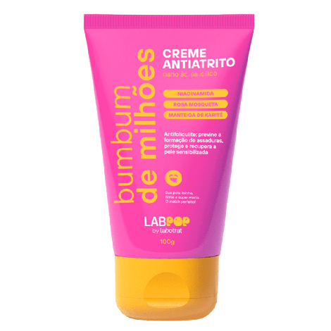 Labpop Bumbum Milhões Creme Anti Atrito 100g proteção hidratação conforto