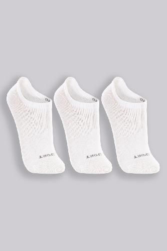 Meia Lupo Soquete Invisível Kit 3 Branco Tamanho P ajuste conforto