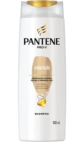Shampoo Pantene Hidratação 400ml hidratante fortalecedor