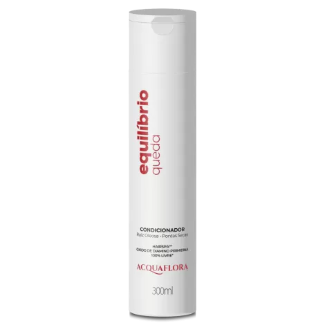 Condicionador Acquaflora Equilíbrio Oleosidade – Raiz Oleosa e Pontas Secas 300ml | Hidratação Leve | Controle de Oleosidade | Brilho Natural