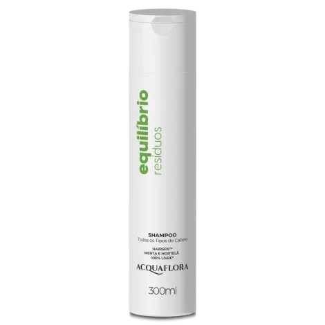 Shampoo Acquaflora Equilíbrio de Resíduos Menta e Hortelã