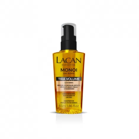 Lacan Monoi Óleo Tira Volume 55ml nutritivo disciplinante