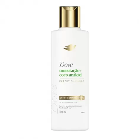 Dove Condicionador 190ml Umectação + Coco Antioxi cabelos secos nutrição brilho antioxidante