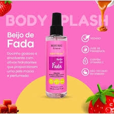 Misuric Body Splash Beijo de Fada 150ml fragrância floral frutada fixação prolongada