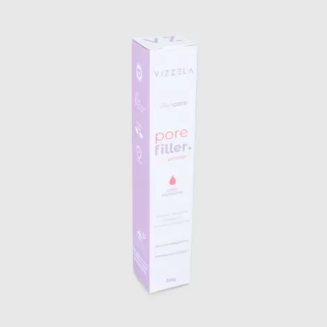 Vizzela Primer Pore Filler 30g hidratante tensor vegano