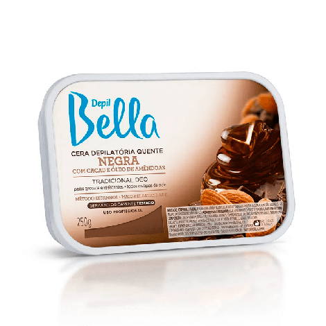 Depil Bella Cera Quente Negra 250g aderente eficaz