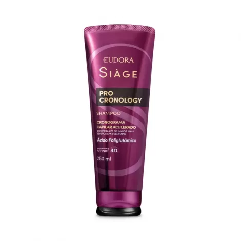 Eudora Siàge Shampoo Pro Cronology 250ml reconstrutor hidratante