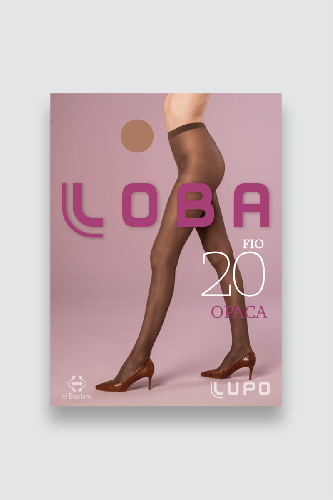 Lupo Meia Fina Opaca Fio 20 Pó De Arroz M resistente confortável