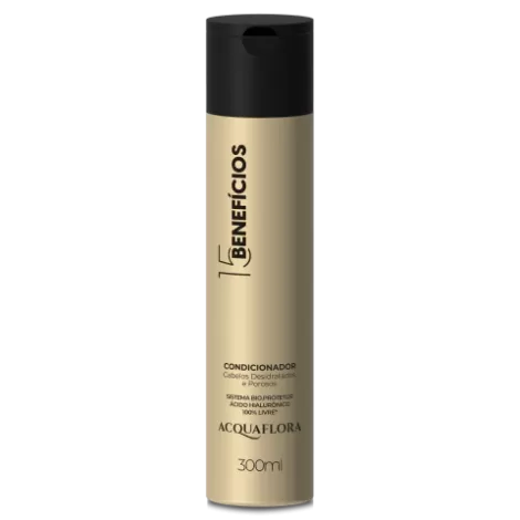 Condicionador Acquaflora 15 Benefícios 300ml hidratação profunda reparação intensiva