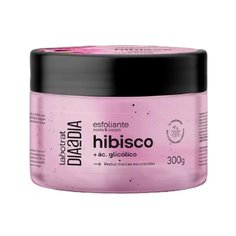 Labotrat Esfoliante Corporal Hibisco 300g renovação celular suavidade floral