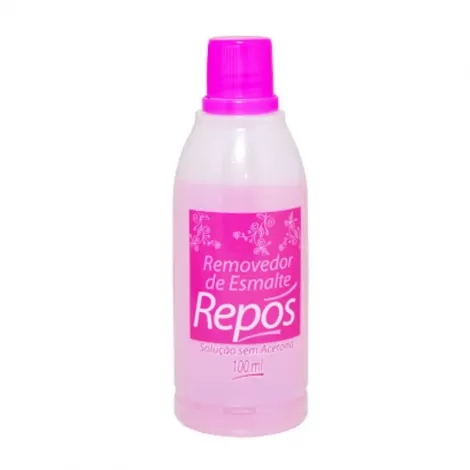 Repos Líquido Removedor de Esmalte Sem Acetona 100ml suave nutritivo