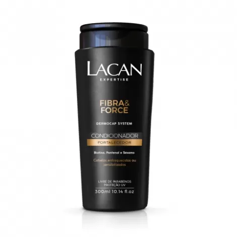 Condicionador Lacan Fibra e Force 300ml fortalecedor antiqueda