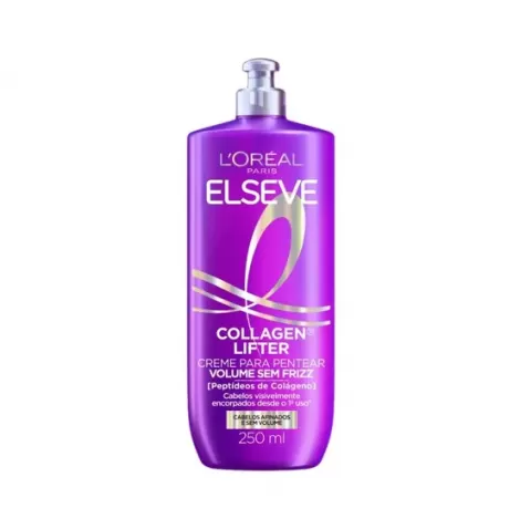 Elseve Creme de Pentear Collagen Lifter 250ml hidratante redensificador