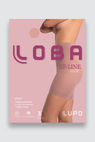 Short  Modeladora Lupo Up-Line Short tamanho G compressão conforto preta