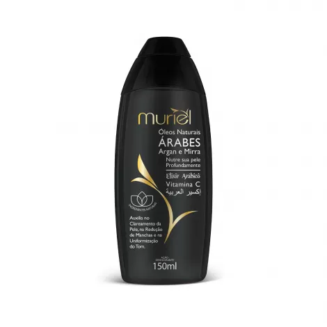 Muriel Óleo Corporal Árabes Mirra 150ml hidratante perfumado