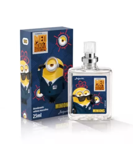 Jequiti Colônia Minions 25ml divertida refrescante alegre