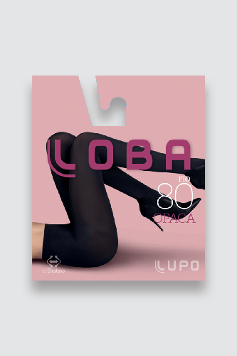 Meia-Calça Lupo Fio 80 tamanho M conforto elegância preta