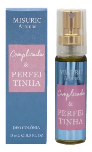 Misuric Complicada e Perfeitinha Perfume Feminino 15ml doce elegante envolvente