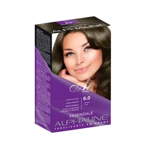 Alpha Line Tonalizante Essenziale 5.0 Castanho Claro 40ml hidratante antioxidante