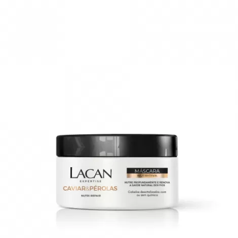 Máscara Reparadora Caviar & Pérolas 300g Lacan nutritiva regeneradora
