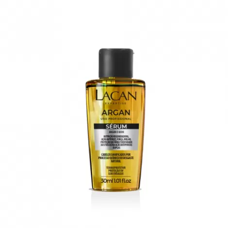 Lacan Serum Capilar Argan e Ojon 30ml nutritivo reparador