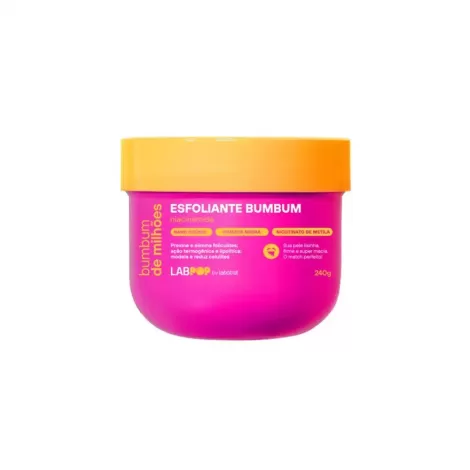 Labpop Bumbum Milhões Esfoliante 240g renovação celular suavidade hidratação