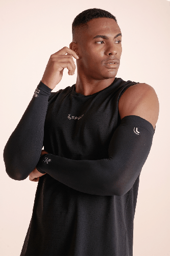 Manguito Lupo Sport Preto Tamanho P protecao UV