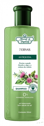 Shampoo Flores & Vegetais Antiqueda 300ml fortalecedor revitalizante