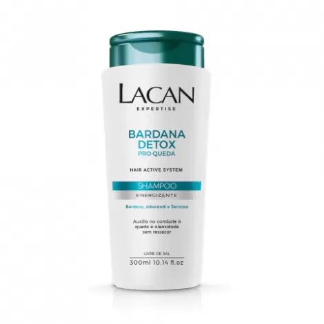 Shampoo Lacan Bardana Detox 300ml anticaspa fortalecedor
