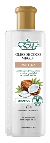 Flores & Vegetais Shampoo Antifrizz 300ml disciplinante hidratante