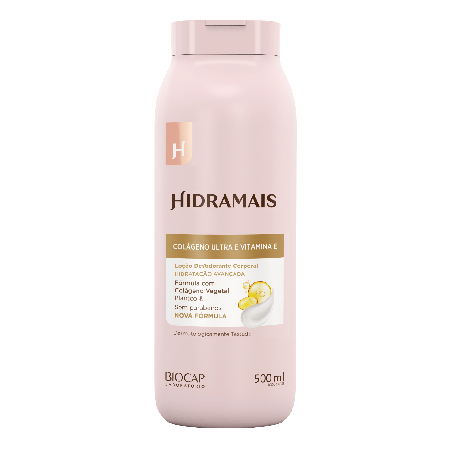 Loção Hidratante Hidramais Colágeno & Vitamina E 500ml hidratante firmador antioxidante