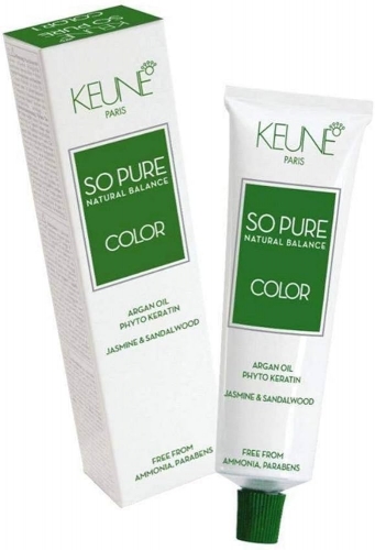 Keune So Pure Color Creme 5.0 Castanho Claro 60ml hidratante antioxidante