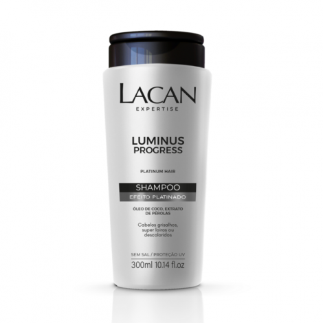Shampoo Lacan Platinum 300ml matizador reparador