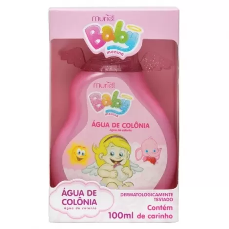 Muriel Baby Água de Colônia Menina 100ml suave refrescante