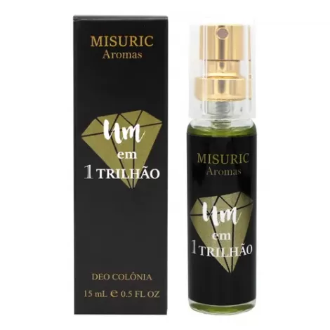 Misuric Perfume Masculino Um em 1 Trilhão 15ml aroma intenso exclusivo
