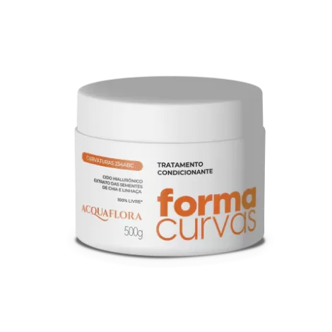 Tratamento Condicionante Acquaflora Forma Curvas 500g hidratação intensiva modelagem natural