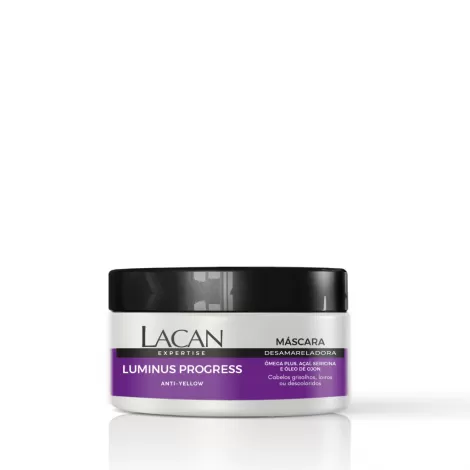 Lacan Luminus Máscara Desamareladora 300g hidratante antioxidante