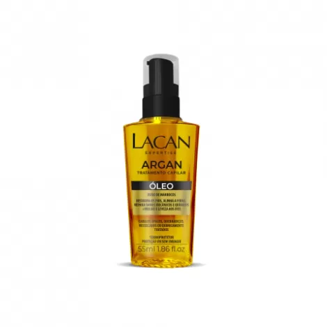 Lacan Ativador de Brilho Argan 55ml nutritivo iluminador