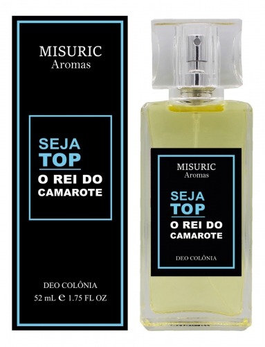 Misuric Seja Top Rei Perfume Masculino 52ml amadeirado aromático sofisticado