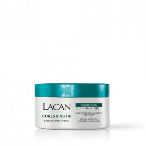 Máscara Capilar Lacan Curls & Nutri 300g nutritiva disciplinante