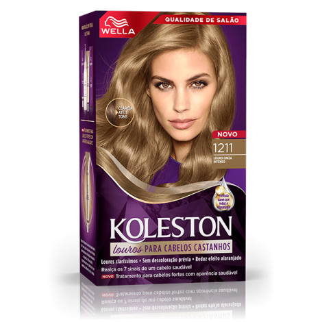 Koleston Tintura 1211 Louro Cinza Intenso 125g hidratante nutritiva