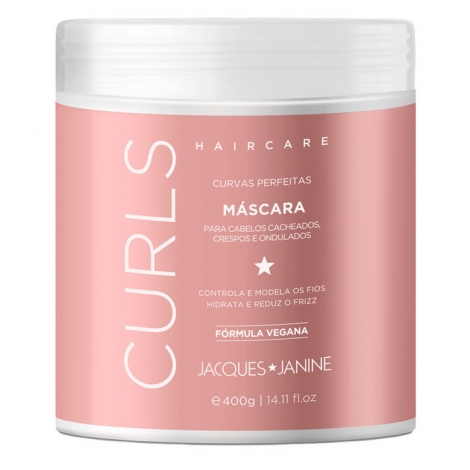 Jacques Janine Haircare Máscara Curls 400g hidratante definidora