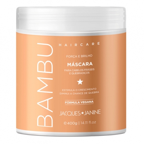 Jacques Janine Haircare Máscara Bambu 400g fortalecedora nutritiva