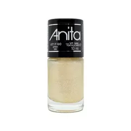 Esmalte Anita Let It Go Glitter Vegano 10 ml brilho intenso fortalecedor