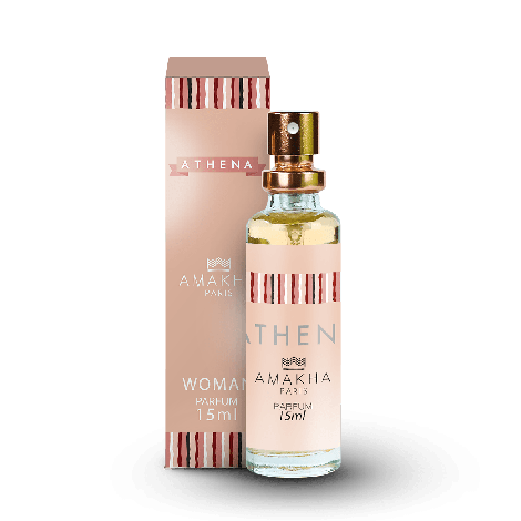Perfume Amakha Paris Athena 15ml feminino floral ambarado